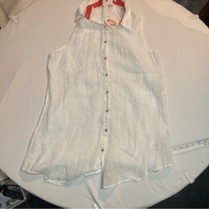 C & C linen top NWT